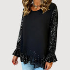 LUCINDA – BLUSA ELEGANTE DE LENTEJUELAS