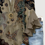 ALIANE – BLUSA BOHO CON VOLANTES