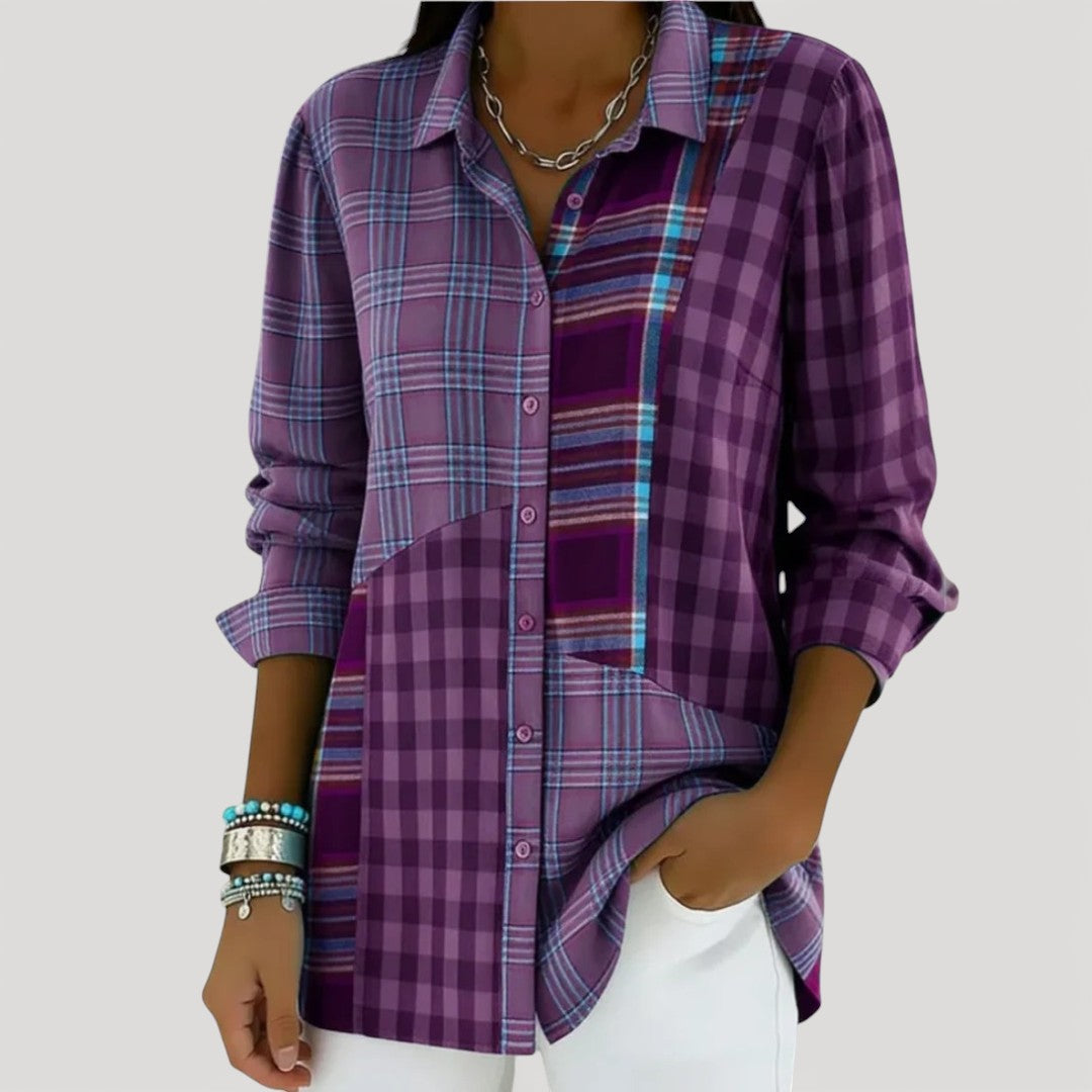 GLYDEL – CAMISA PATCHWORK