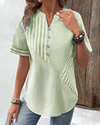 Lila | Blusa Rayada Suave
