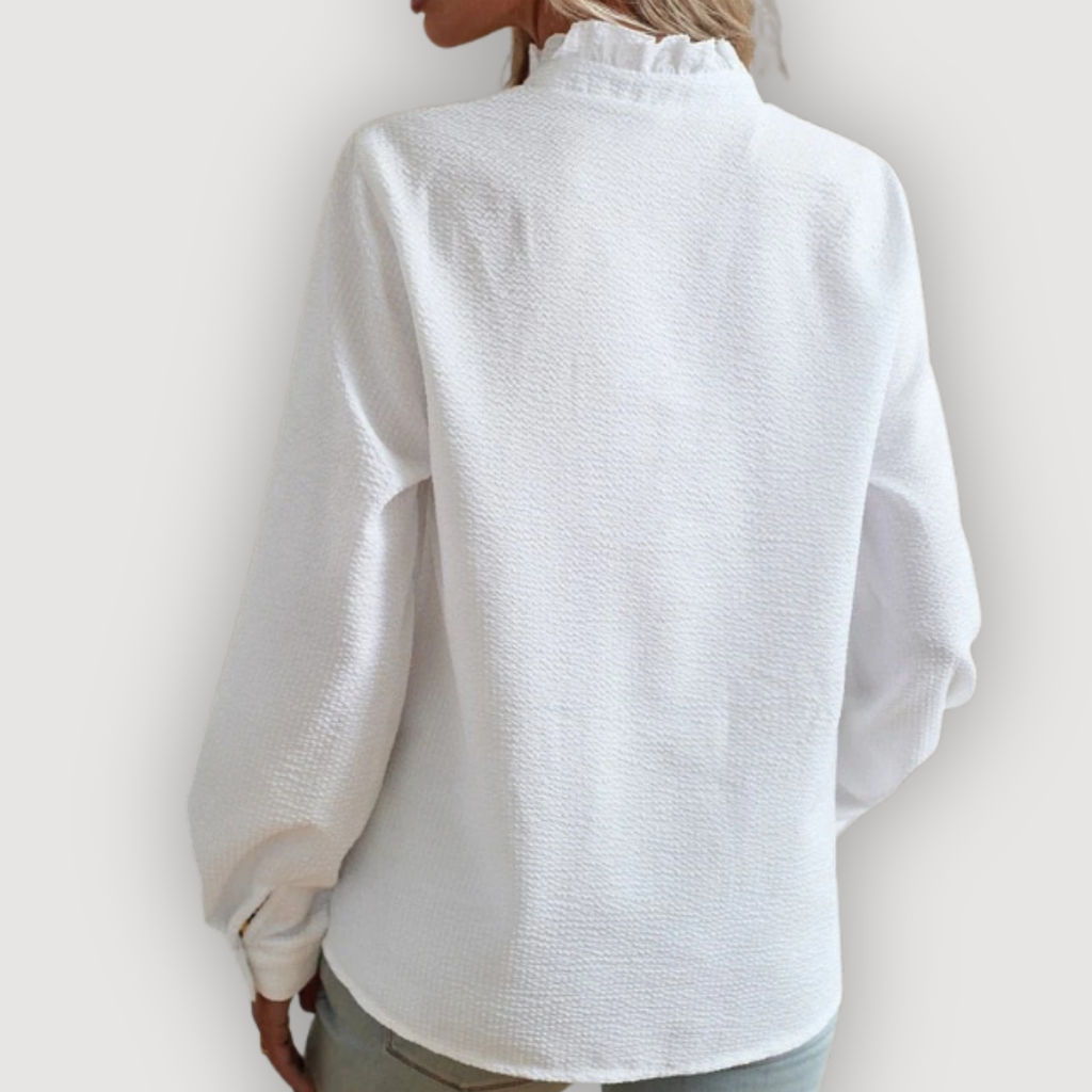 CLARA – BLUSA CON VOLANTES