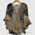 ALIANE – BLUSA BOHO CON VOLANTES