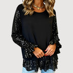 LUCINDA – BLUSA ELEGANTE DE LENTEJUELAS