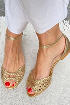 Sandalias con tira al tobillo