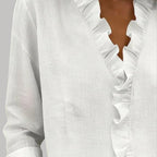 CRISTINE – BLUSA CON VOLANTES