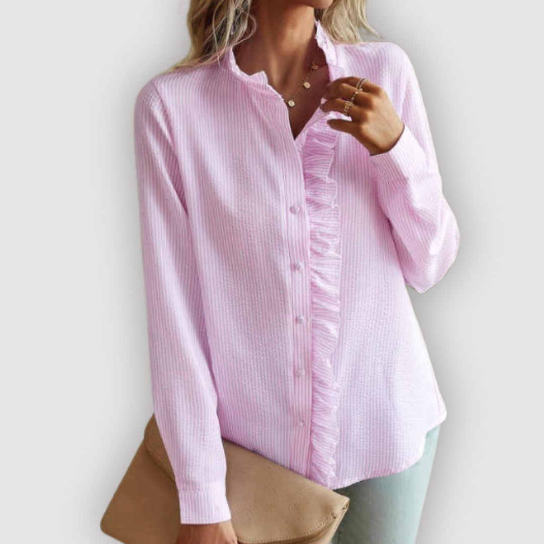 CLARA – BLUSA CON VOLANTES