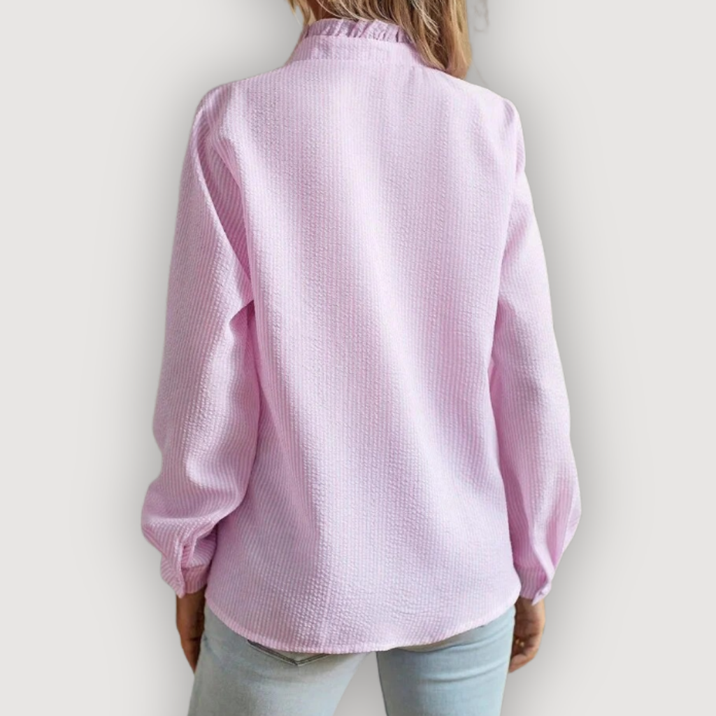 CLARA – BLUSA CON VOLANTES