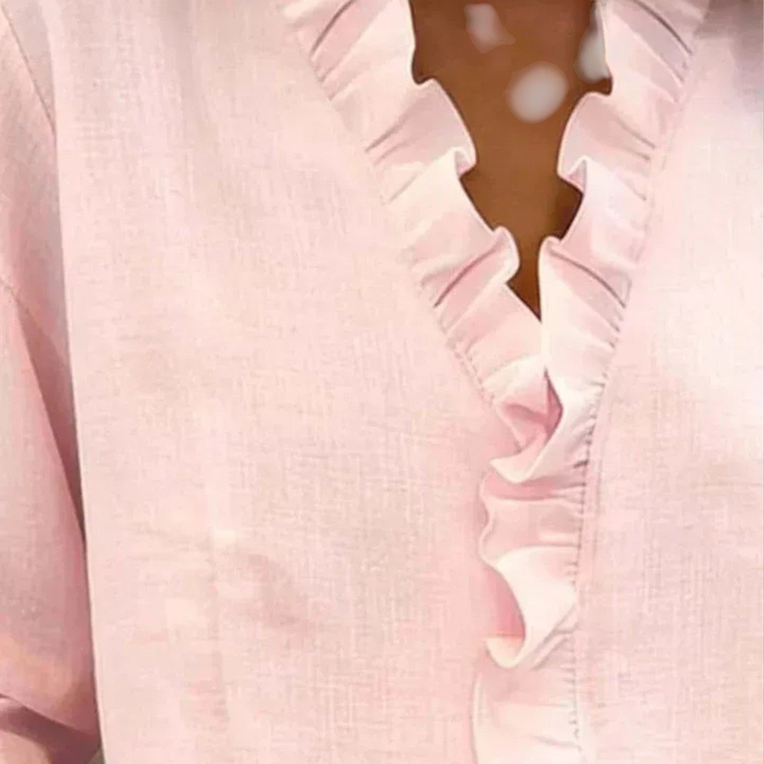 CRISTINE – BLUSA CON VOLANTES