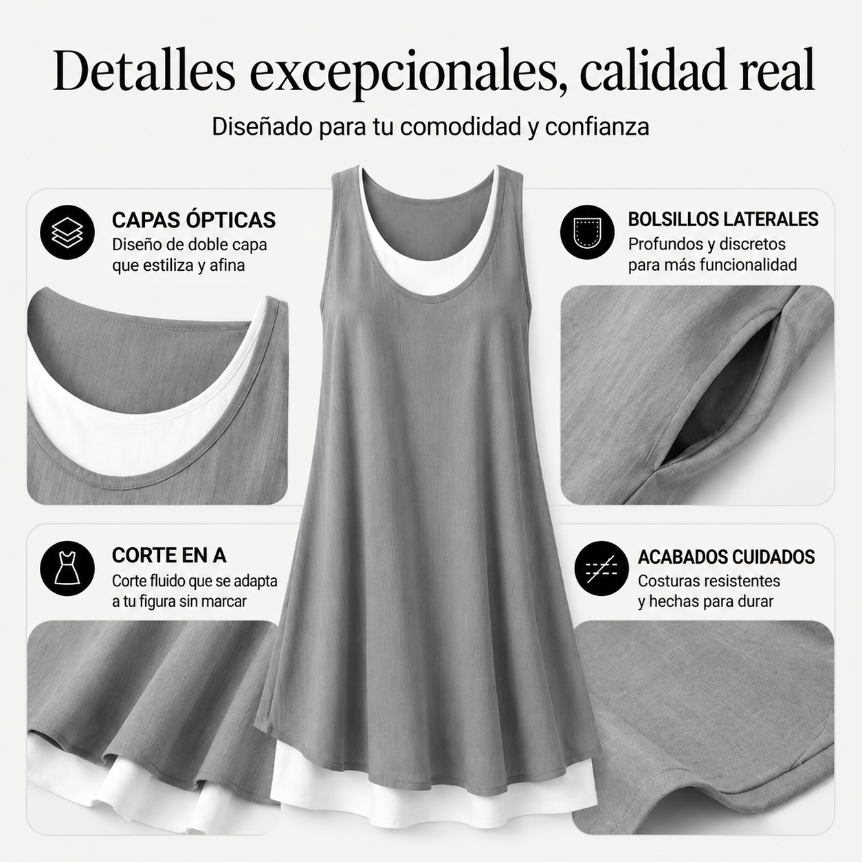 Vestido Midi Fluido Aura