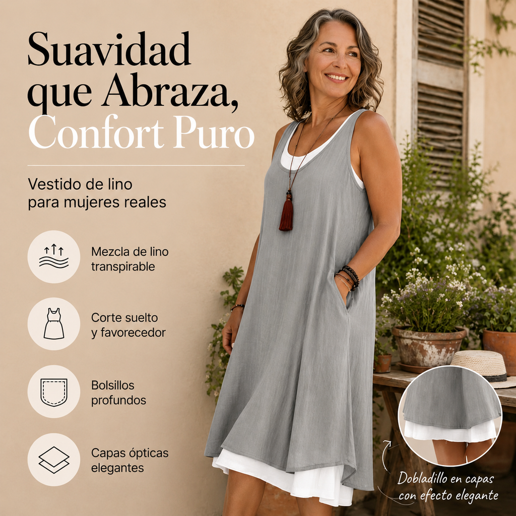 Vestido Midi Fluido Aura