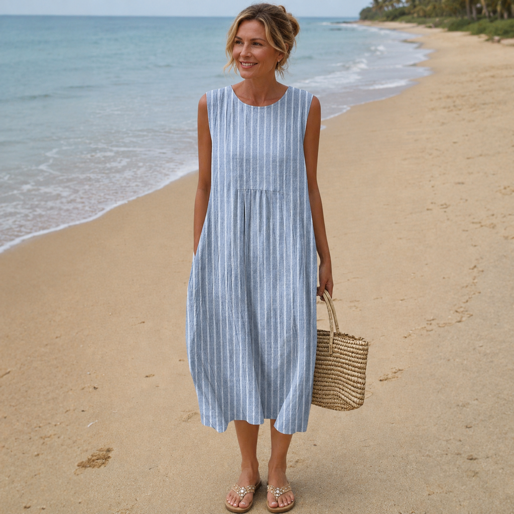 Vestido de verano cómodo sin mangas