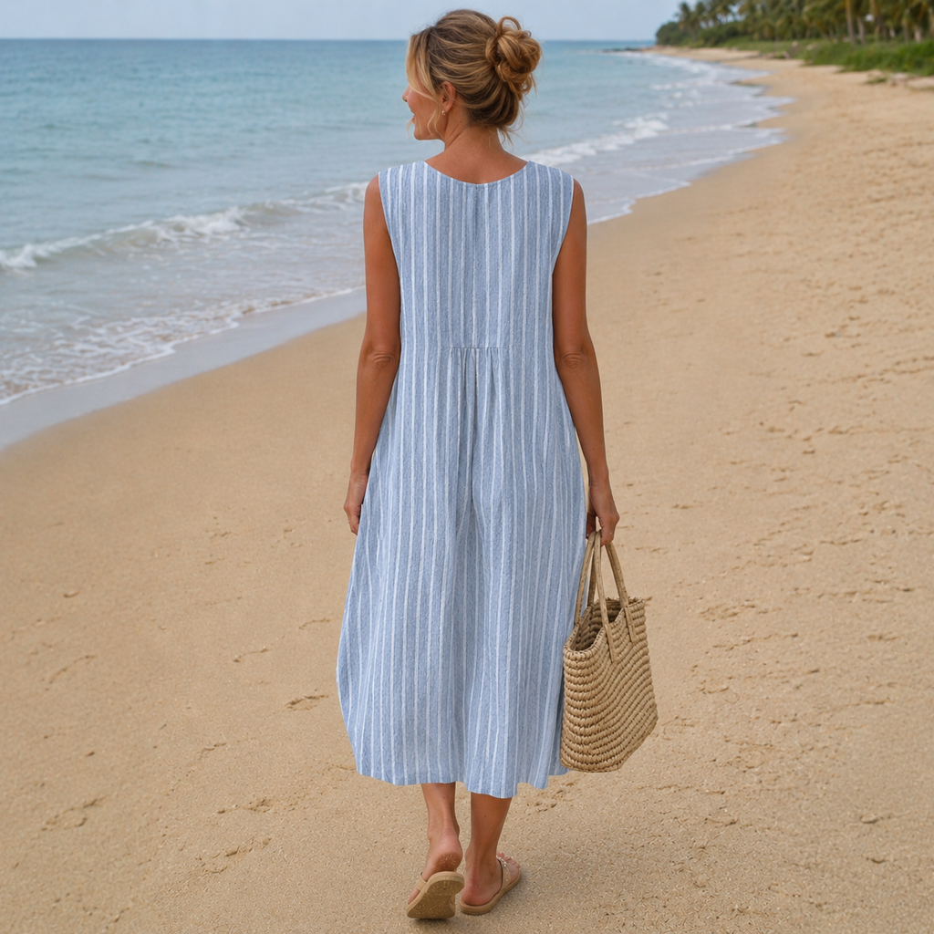 Vestido de verano cómodo sin mangas