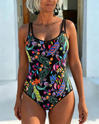 Marina | Bañador estampado elegante