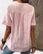 Lila | Blusa Rayada Suave