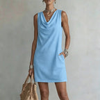 Vestido Ajustado con Escote Bénitier