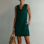 Vestido Ajustado con Escote Bénitier